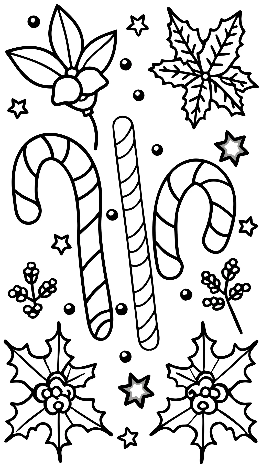 christmas coloring pages candy cane